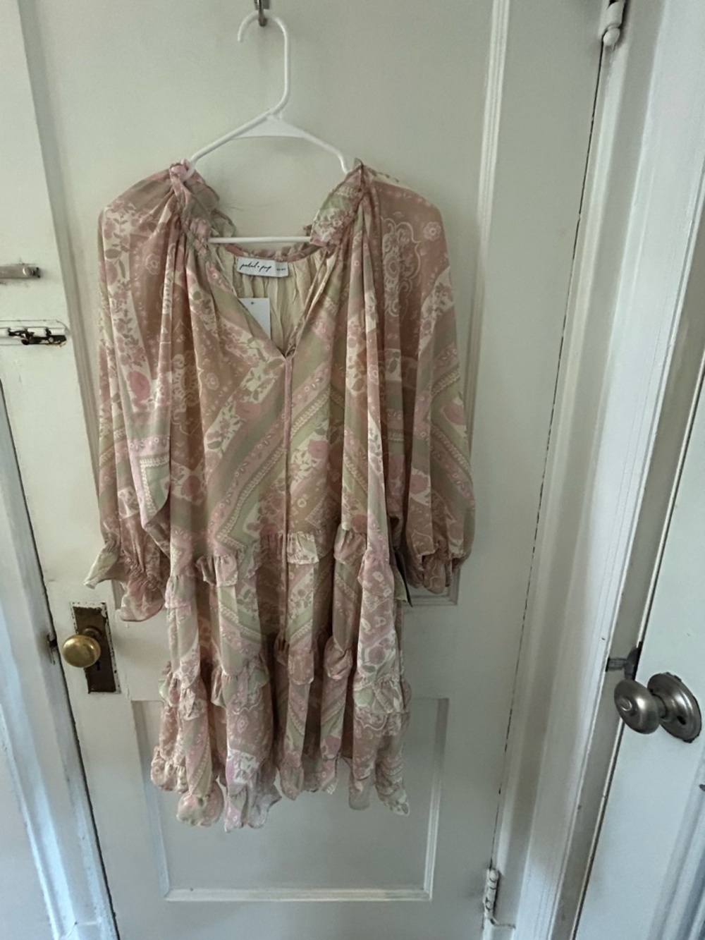 Petal & Pup Hawken Floral Tiered Minidress